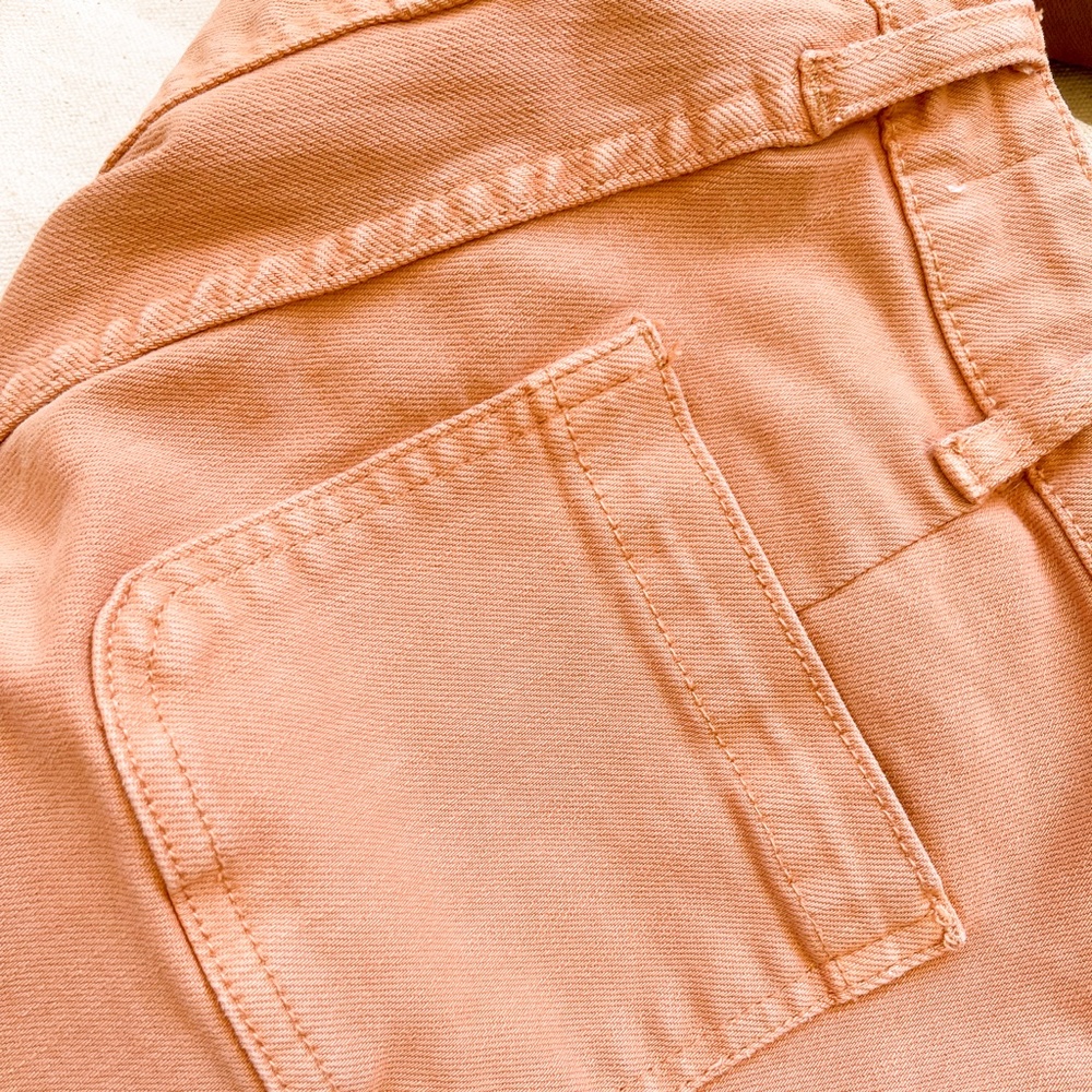 OAT NY High Rise Crop Wide Leg Pants in Toast - Picture 4 of 7